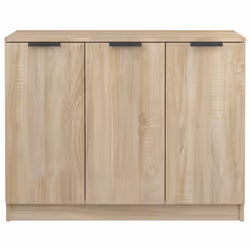 vidaXL Sideboard Cupboard Home Storage Highboard Side Cabinet Engineered Wood - sonoma oak - Additional view 5