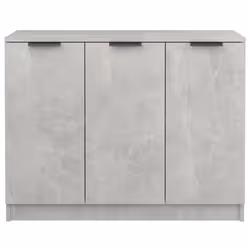 vidaXL Sideboard Cupboard Home Storage Highboard Side Cabinet Engineered Wood - concrete grey - Additional view 5