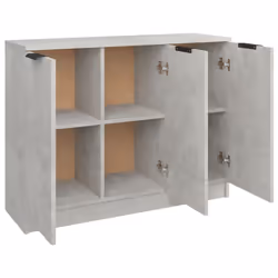 vidaXL Sideboard Cupboard Home Storage Highboard Side Cabinet Engineered Wood - concrete grey - Additional view 7
