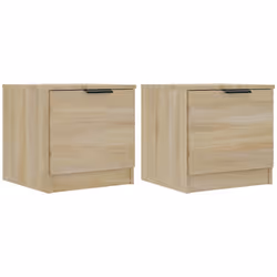 VidaXL 811203, Oak, Wood, 400 mm, 390 mm, 400 mm, 2 pc(s)
