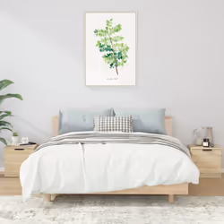 VidaXL 811203 nightstand/bedside table Oak