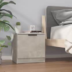 VidaXL 811204 nightstand/bedside table Concrete colour