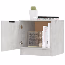 VidaXL 811204 nightstand/bedside table Concrete colour - Additional view 4