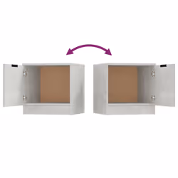 VidaXL 811204 nightstand/bedside table Concrete colour - Additional view 8