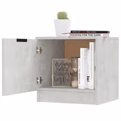 VidaXL 811205 nightstand/bedside table Concrete colour - Additional view 4
