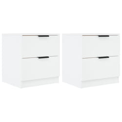 VidaXL 811215 nightstand/bedside table White