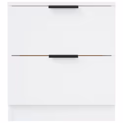 VidaXL 811215 nightstand/bedside table White - Additional view 4