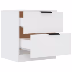 VidaXL 811215 nightstand/bedside table White - Additional view 6