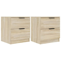 VidaXL 811221 nightstand/bedside table Oak