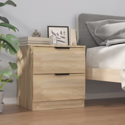 VidaXL 811221 nightstand/bedside table Oak - Additional view 8