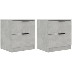 VidaXL 811223 nightstand/bedside table Concrete colour