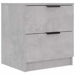 VidaXL 811223 nightstand/bedside table Concrete colour