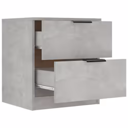 VidaXL 811223 nightstand/bedside table Concrete colour - Additional view 6