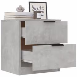 VidaXL 811223 nightstand/bedside table Concrete colour - Additional view 7
