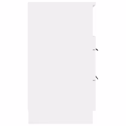 VidaXL 811232 nightstand/bedside table White - Additional view 4