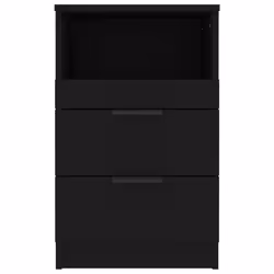 VidaXL 811234 nightstand/bedside table Black