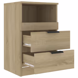 VidaXL 811238 nightstand/bedside table Oak - Additional view 5