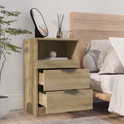 VidaXL 811238 nightstand/bedside table Oak - Additional view 6