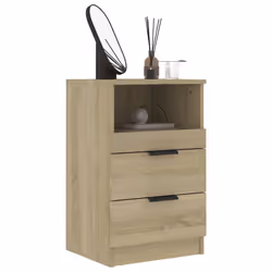 VidaXL 811238 nightstand/bedside table Oak - Additional view 7