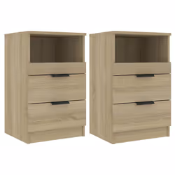 VidaXL 811239, Oak, Wood, 400 mm, 360 mm, 650 mm, 2 pc(s)