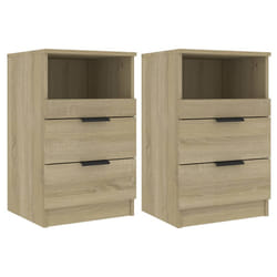 VidaXL 811239 nightstand/bedside table Oak