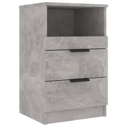 VidaXL 811240 nightstand/bedside table Concrete colour