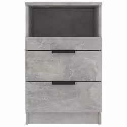 VidaXL 811240 nightstand/bedside table Concrete colour