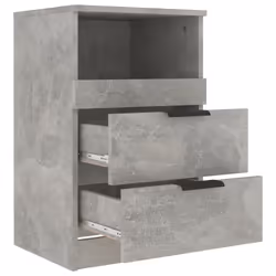 VidaXL 811240 nightstand/bedside table Concrete colour - Additional view 5