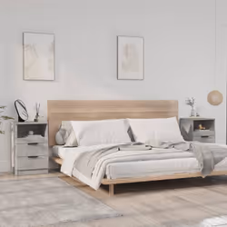 VidaXL 811241 nightstand/bedside table Concrete colour