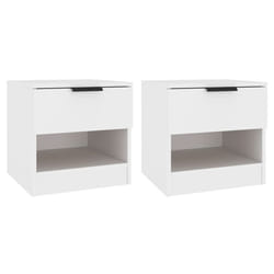 VidaXL 811251 nightstand/bedside table White
