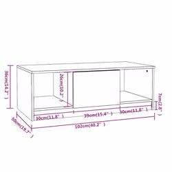 VidaXL 811352 coffee/side/end table - Additional view 8