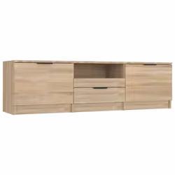 vidaXL TV Cabinet Engineered Wood Living Room Indoor Media Unit Multi Colours - sonoma oak