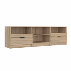 vidaXL TV Cabinet Engineered Wood Entertainment Centre Furniture Multi Colours - sonoma oak - Additional view 2