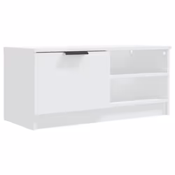 vidaXL 1/2x TV Cabinet Engineered Wood Media Unit HiFi Cabinet Multi Colours - white, 1