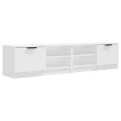 vidaXL 1/2x TV Cabinet Engineered Wood Media Unit HiFi Cabinet Multi Colours - white, 2