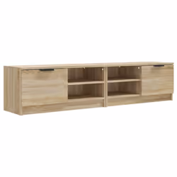 vidaXL 1/2x TV Cabinet Engineered Wood Media Unit HiFi Cabinet Multi Colours - sonoma oak, 2