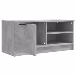 vidaXL 1/2x TV Cabinet Engineered Wood Media Unit HiFi Cabinet Multi Colours - concrete grey, 1 - Additional view 6