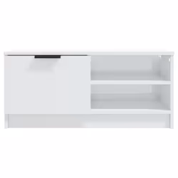 vidaXL 1/2x TV Cabinet Engineered Wood Media Unit HiFi Cabinet Multi Colours - high gloss white, 2 - Additional view 5