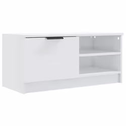 vidaXL 1/2x TV Cabinet Engineered Wood Media Unit HiFi Cabinet Multi Colours - high gloss white, 2 - Additional view 6