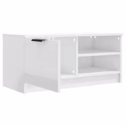 vidaXL 1/2x TV Cabinet Engineered Wood Media Unit HiFi Cabinet Multi Colours - high gloss white, 2 - Additional view 7