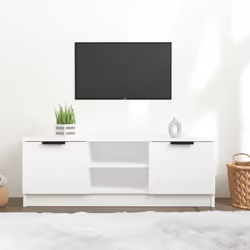 vidaXL TV Cabinet Engineered Wood Sideboard Media Cabinet TV Unit Hifi Cabinet - white - Additional view 6