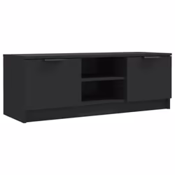 vidaXL TV Cabinet Engineered Wood Sideboard Media Cabinet TV Unit Hifi Cabinet - black