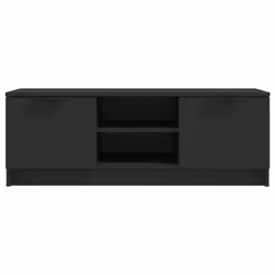 vidaXL TV Cabinet Engineered Wood Sideboard Media Cabinet TV Unit Hifi Cabinet - black