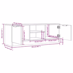 VidaXL 811514 TV cabinet/entertainment centre - Additional view 8