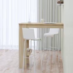 vidaXL Wall Bar Table Pub Table Indoor Furniture Engineered Wood Multi Colours - sonoma oak - Additional view 6