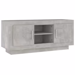vidaXL TV Cabinet Engineered Wood Media Unit TV Stand Console Multi Colours - concrete grey