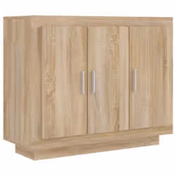 vidaXL Sideboard Engineered Wood Indoor Side Cabinet Highboard Multi Colours - sonoma oak