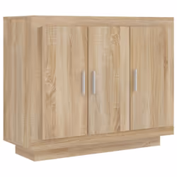 vidaXL Sideboard Engineered Wood Indoor Side Cabinet Highboard Multi Colours - sonoma oak