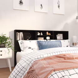 VidaXL 811881 headboard/footboard Black - Additional view 6