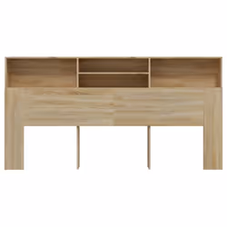 vidaXL Headboard Cabinet Bedroom Bookcase Headboard Furniture Multi Colours - sonoma oak - Additional view 3